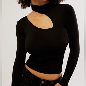 Free People Intimate Cut it Out Seamless Long Sleeve Size XS/S
